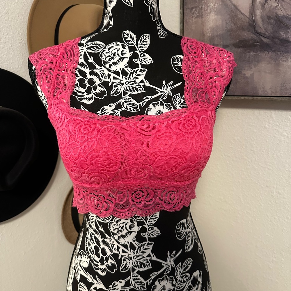 3/$10 bundle deal. Hot pink bralette